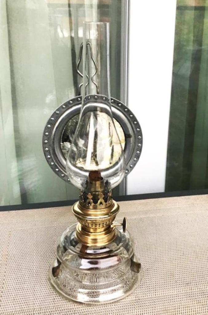 Olielamp 19e eeuw Kosmos Brenner Spiegel Duitsland✨😍🔥👌, Antiek en Kunst, Antiek | Verlichting, Ophalen of Verzenden