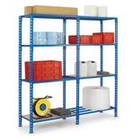 Snelbouwstelling / magazijnrek 210x95x80cm als nieuw, Enlèvement