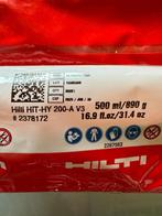 Mortier d'injection Hilti HIT-HY 200-A, Bricolage & Construction, Enlèvement, Neuf