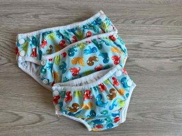 Set de 3 Couches de bain réutilisables Fluffy Nature, Enlèvement ou Envoi, Neuf, Garçon ou Fille, Couche de bain