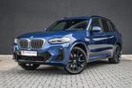 BMW X3 2.0iAS xDrive30e PHEV - M-pack - Trekhaak, Auto's, BMW, Automaat, 48 g/km, Blauw, Leder