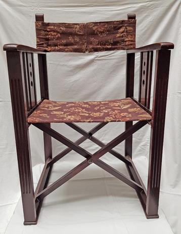 Fauteuil de réalisateur Art Nouveau - Kohn (?)., Enlèvement ou Envoi