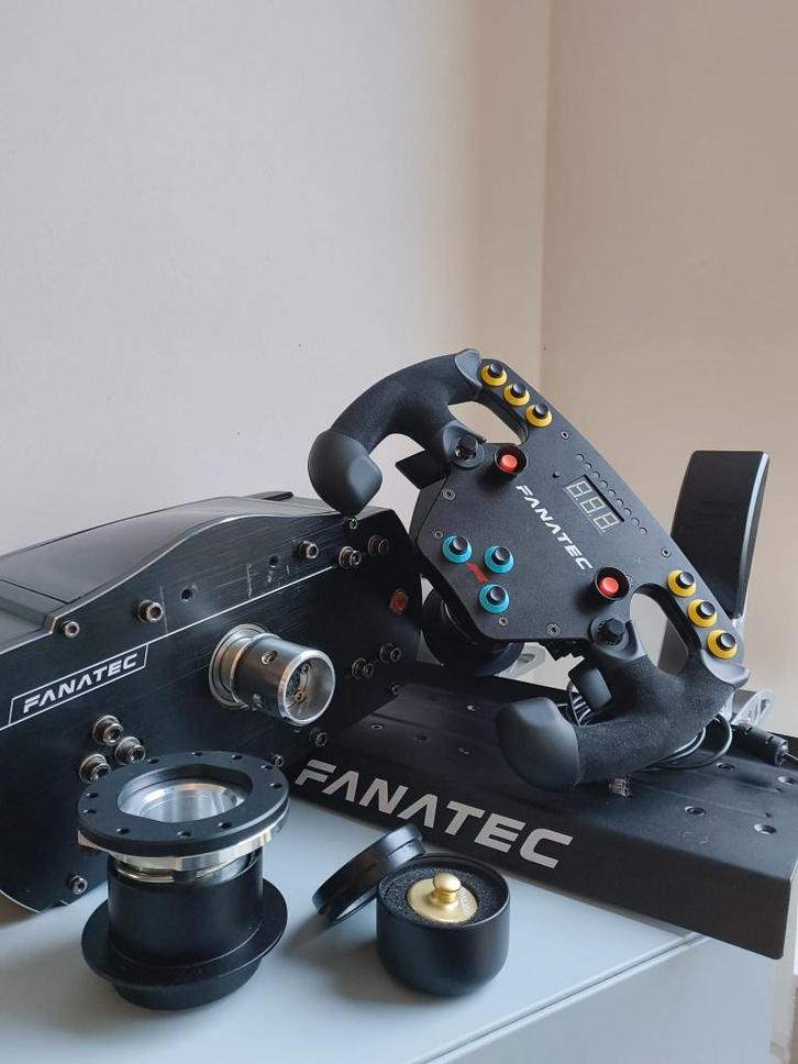 Complete Fanatec simracing-set + accessoires, Computers en Software, Joysticks, Gebruikt, Ophalen of Verzenden