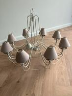 Luster met 8 lampen, Ophalen, Klassiek, Zo goed als nieuw, Metaal