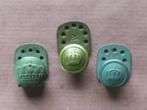 3 attaches porte-ceinturon de vareuse/tunique allemande WW1, Verzenden, Landmacht, Embleem of Badge