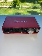 Scarlett Focusrite 2i2 2nd Gen, Computers en Software, Geluidskaarten, Ophalen, Zo goed als nieuw