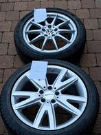 4 jantes 17 – 18 pouces 5/112 pneus hivers M+S:, Pneus hiver, Enlèvement, Utilisé, Jante(s)