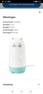 Set van 2 led nachtlampjes (baby/kinder), nieuwstaat, Ophalen of Verzenden, Nieuw, Lamp