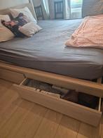 Ikea 180x200 Malm bedframe met 4 laden, Ophalen, Gebruikt