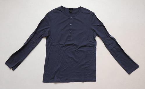 Donkerblauw T-shirt met lange mouwen H&M S 100% katoen, Vêtements | Hommes, T-shirts, Porté, Taille 46 (S) ou plus petite, Bleu