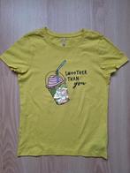 T-shirt jaune - Kids only - tailles 134-140, Enfants & Bébés, Comme neuf, Fille, Kids only, Chemise ou À manches longues