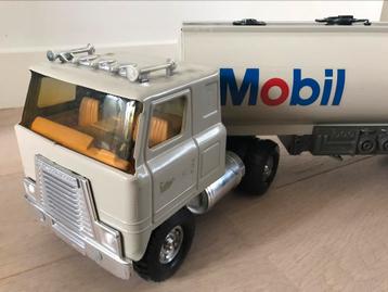 Schaalmodel 50 cm Mobil tankwagen in metaal