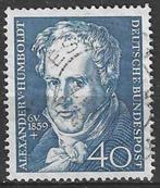 Duitsland Bundespost 1959 - Yvert 180 - von Humboldt (ST), Verzenden, Gestempeld