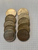 Lot van 10 Belgische 100fr zilveren munten