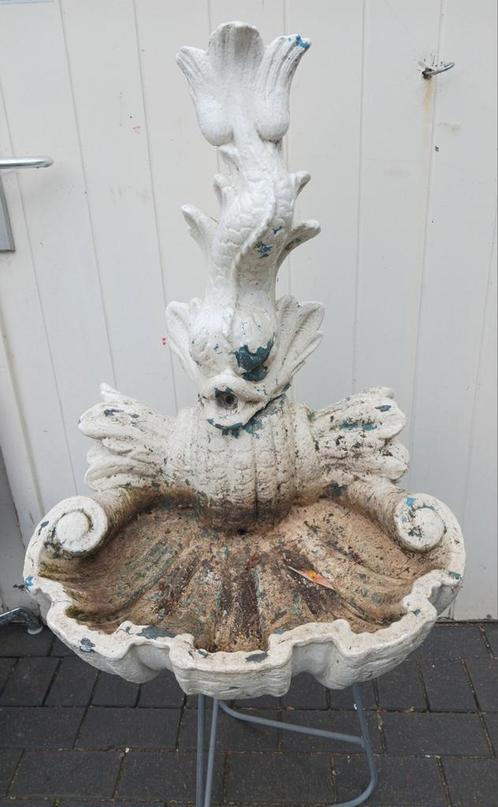 Antiek Hardsteen fontein, Tuin en Terras, Waterpartijen en Fonteinen, Gebruikt, Fontein, Hardsteen, Ophalen