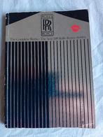 Rolls-Royce boekje, Boeken, Auto's | Boeken, Ophalen of Verzenden, Gelezen, Overige merken