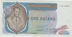 Bankbiljet Zaïre 10 Zaïre - Pdt Mobutu - Luipaard - 1977, Los biljet, Ophalen of Verzenden, Overige landen