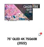 Samsung Qled smart tv 75”, QLED, 60 à 80 cm, Comme neuf, Enlèvement