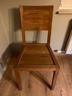 6 Teak stoelen., Ophalen, Zo goed als nieuw