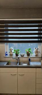 Overgordijnen, Huis en Inrichting, Stoffering | Gordijnen en Lamellen, Ophalen, Gebruikt, Grijs, Modern