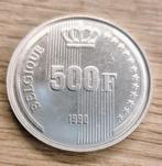 3 pièces 500 francs - 60e anniversaire du Roi Baudouin 1990, Postzegels en Munten, Munten | België, Ophalen of Verzenden, Losse munt