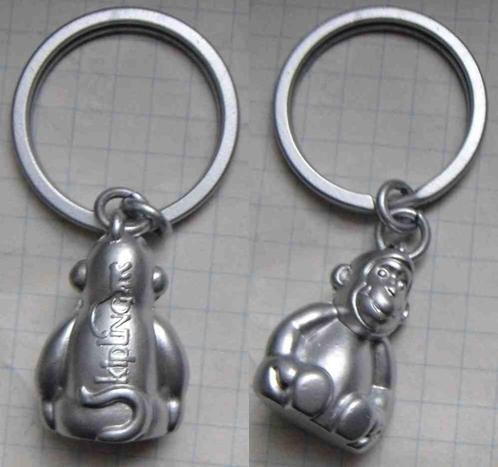 Porte-clés mini singe KIPLING métal chromé satiné neuf, Verzamelen, Sleutelhangers, Nieuw, Merk, Ophalen of Verzenden