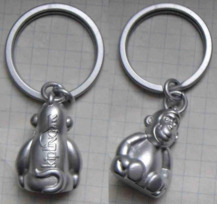 Porte-clés mini singe KIPLING métal chromé satiné neuf, Collections, Porte-clés, Neuf, Marque, Enlèvement ou Envoi