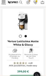 Nespresso Vertuo Lattissima DeLonghi Wit, Ophalen, Espresso apparaat, 10 kopjes of meer, Nieuw