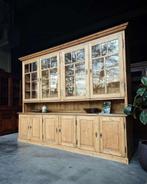 Antieke hoge - brede winkelkast | Grenenhouten kast #2396, Antiek en Kunst, Ophalen of Verzenden