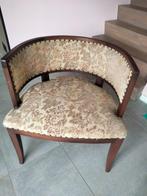 Art Deco gebogen fauteuil zetel, Huis en Inrichting, Ophalen, Gebruikt