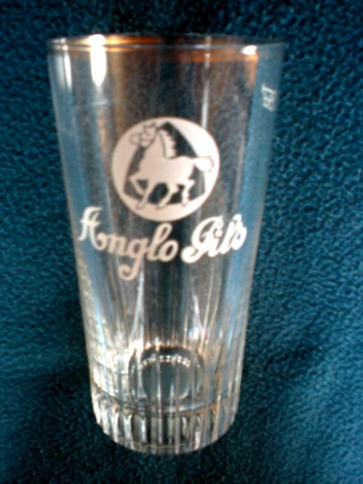 ANGLO PILS, Verzamelen, Biermerken, Zo goed als nieuw, Glas of Glazen, Ophalen of Verzenden