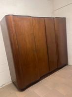 Penderie en bois genre acajou année 1948, Ophalen of Verzenden, Gebruikt