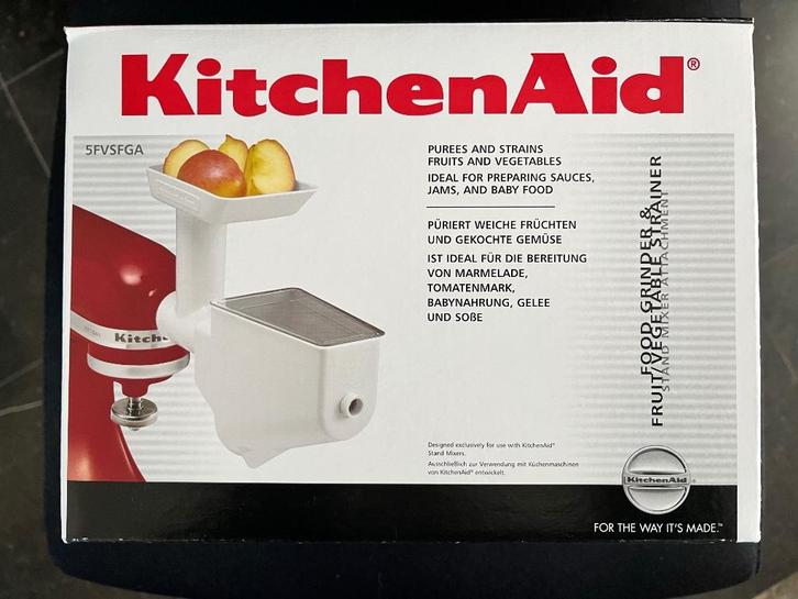 vleesmolen/sapmaker kitchenaid 5fvsfga, Elektronische apparatuur, Blenders, Nieuw, Ophalen of Verzenden
