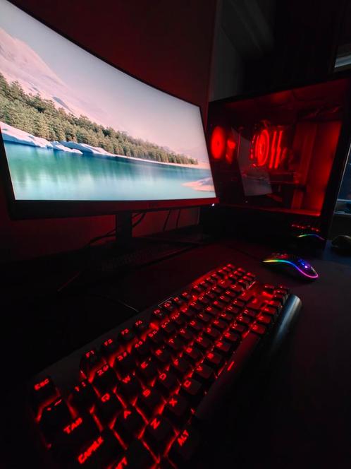Gaming Setup, Computers en Software, Desktop Pc's, Zo goed als nieuw, SSD, Gaming, Ophalen