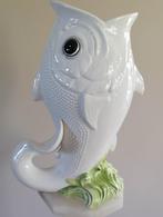 Vase poisson ceramique, Moins de 50 cm, Enlèvement ou Envoi, Poterie ou Porcelaine, Utilisé