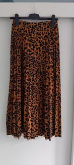 nieuwe plooirok/plissé /leopard/ mt 38, Zwart, Nieuw, Ophalen of Verzenden, ANDERE