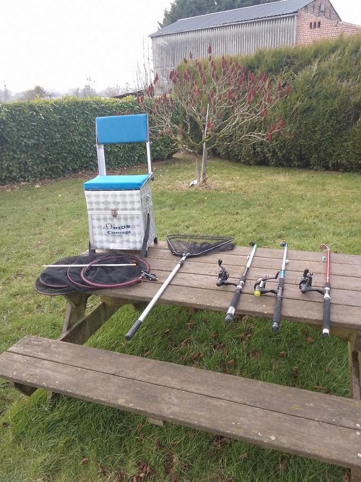 Matériel de pêche a truites, Watersport en Boten, Hengelsport | Roofvissen, Molen, Ophalen
