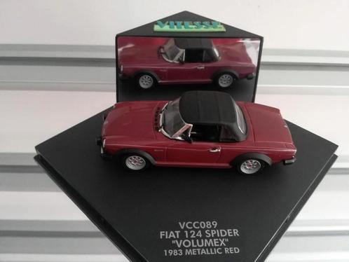 Fiat 124 Spider - 1:43, Hobby en Vrije tijd, Modelauto's | 1:43, Zo goed als nieuw, Auto, Overige merken, Ophalen of Verzenden