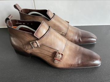 Santoni herenschoenen maat 9 / 43 1x gedragen  disponible aux enchères