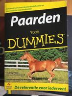 paarden voor dummies - paperback, Enlèvement ou Envoi, Comme neuf, Chevaux ou Poneys, Audrey Pavia