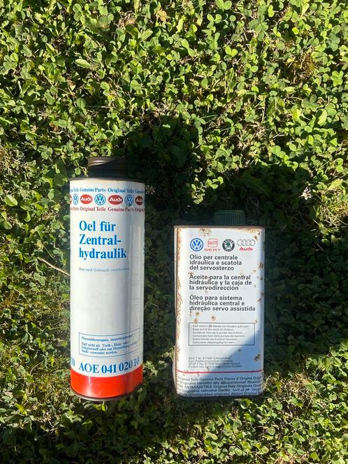 Lot bidons d’huile Olieblik olie blik oil can Vw Audi VAG, Verzamelen, Merken en Reclamevoorwerpen, Ophalen of Verzenden