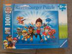 puzzel paw patrol 100 st als nieuw, Enlèvement ou Envoi, Plus de 50 pièces, Comme neuf