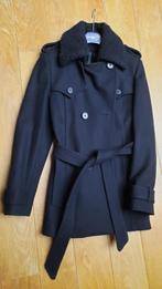 InWear zwarte winterjas met afneembare kraag en kap, Ophalen, Zwart, Zo goed als nieuw, Maat 36 (S)