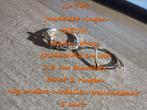 747. Juweelset : ringen , NIEUW , verzending inbegrepen, Handtassen en Accessoires, Ringen, Overige materialen, Verzenden, Wit