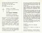 Oudstrijder 1940-45 geheim leger  Jan Baptist Fierens, Collections, Images pieuses & Faire-part, Enlèvement ou Envoi