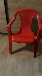 rood plastieken stoeltje, Kinderen en Baby's, Kinderstoelen, Ophalen, Gebruikt