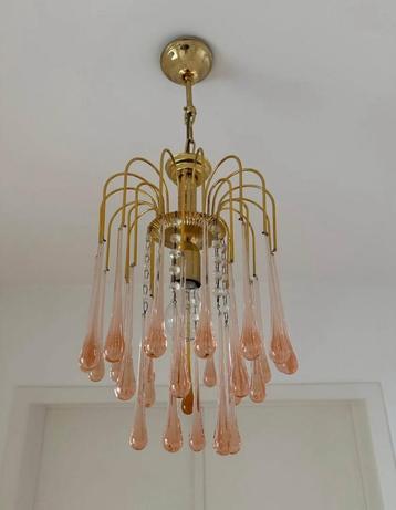 lustre à pampilles en verre de Murano beschikbaar voor biedingen