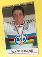 Wk wielerkaart 2013 igor decraene, Verzenden