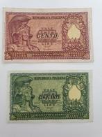 Coffret 50 et 100 lire Italie 1951 année, Série, Enlèvement ou Envoi, Italie