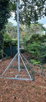 Paal om verlichting voor in de bouw, Ophalen